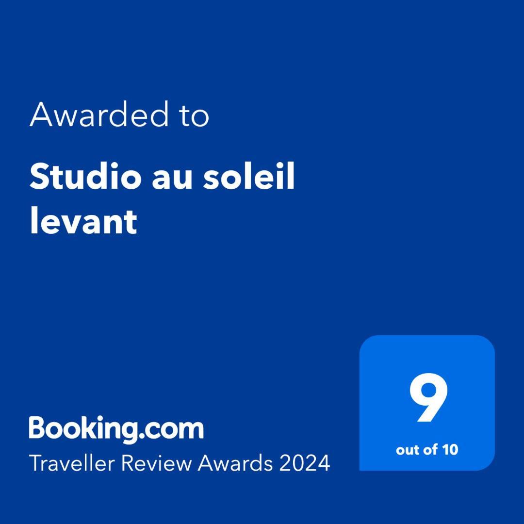 Studio Au Soleil Levant, Avec Piscine La Trinite Exterior photo